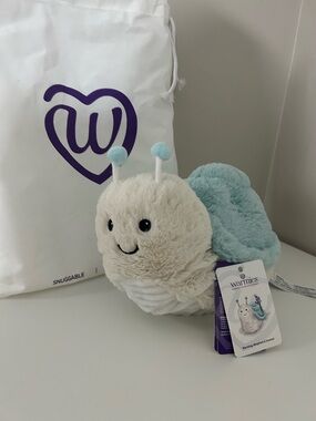 Warmies Plush Snail Microwavable Weighted Stuffed Animal NWT